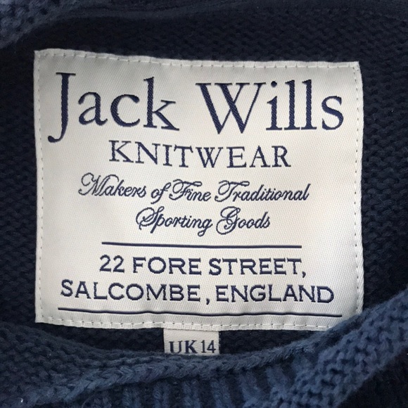 Jack Wills anchor sweater - classic navy color! - Picture 2 of 2